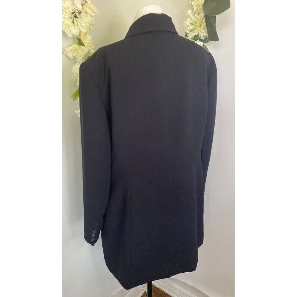 Worthington Womens Black Mid Length Blazer Jacket Plus 16W Office Work Career - Picture 4 of 16